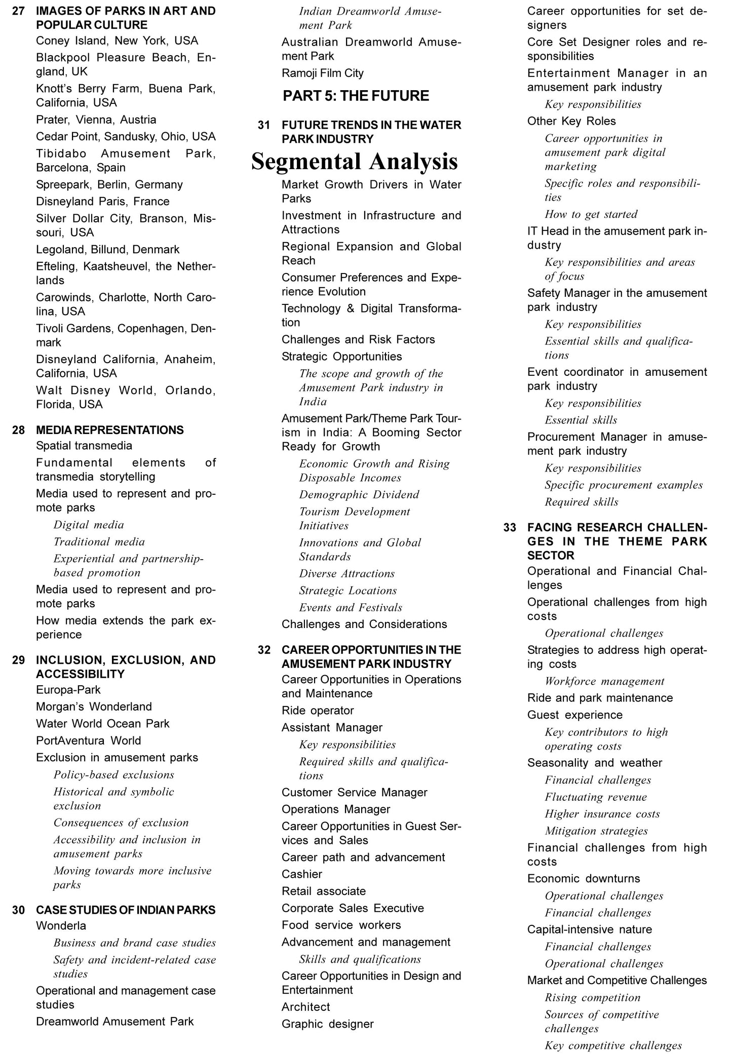 Complete Handbook on Amusement Park- cum-Water Park (Planning, Fundamentals, Structure, Design, Strategy and Market Study of Theme Park Business)